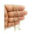 thumbnail image 5 of 14K Yellow Gold Valentino Chain Necklace fine gift jewelry unisex 2.5mm 22" 4.8g, 5 of 10