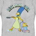 thumbnail image 2 of Women's The Simpsons Marge Best. Mom. Ever.  Graphic Tee Athletic Heather X Large, 2 of 4