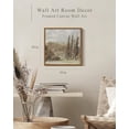 thumbnail image 2 of HFDF SquareCanvas Wall Art, Scenery Sky Clouds Valley Grassland Farmhouse Wall Art Decor, Classical Nature Retro Painting for Living Room Bedroom Office Home Decor 24x16inch Framed, 2 of 6