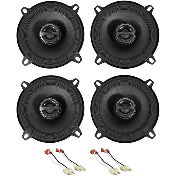 2 Pair Alpine S2-S50 Side Panel Door Speaker Fit 1988-96 Jeep Cherokee
