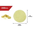 thumbnail image 3 of Thunder Cloud Pre-Treated Cotton Firearm Cleaning Patches, .45-.50 Caliber, Yellow, N/a, 3 of 14