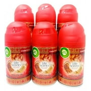 Air Wick Freshmatic Automatic Spray Refill Air Freshener, (6 Pack, Warm Apple Crisp)