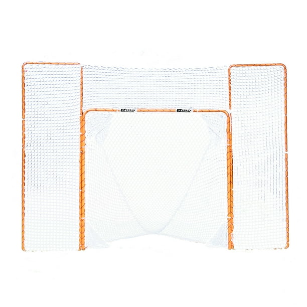 EZGoal Portable Folding Lacrosse Practice Goal with Backstop and