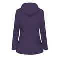 thumbnail image 1 of Women Solid Rain Jacket Outdoor Plus Size Waterproof Hooded Raincoat Windproof, 1 of 3