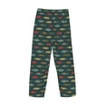 thumbnail image 3 of Vsdgher River Freshwater Fish Print Mens Pajama Pants Sleep & Lounge Pants, PJ Bottoms With elastic waistb and Pockets, 3 of 5