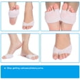 thumbnail image 4 of Útil Cojín Para La Bola Del Pie, Cómodo Corrector De Juanetes, 2 Pares Suaves Para Los Pies, 4 of 8