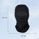 thumbnail image 5 of Summer Cycling Breathable Mesh Face Mask Outdoor Sports Sun Protection Balaclava - Grey, 5 of 5