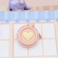 thumbnail image 2 of Heart Mini Tape Measure Retractable Pocket Ruler Inch/Cm Sewing Body Ruler, 2 of 2
