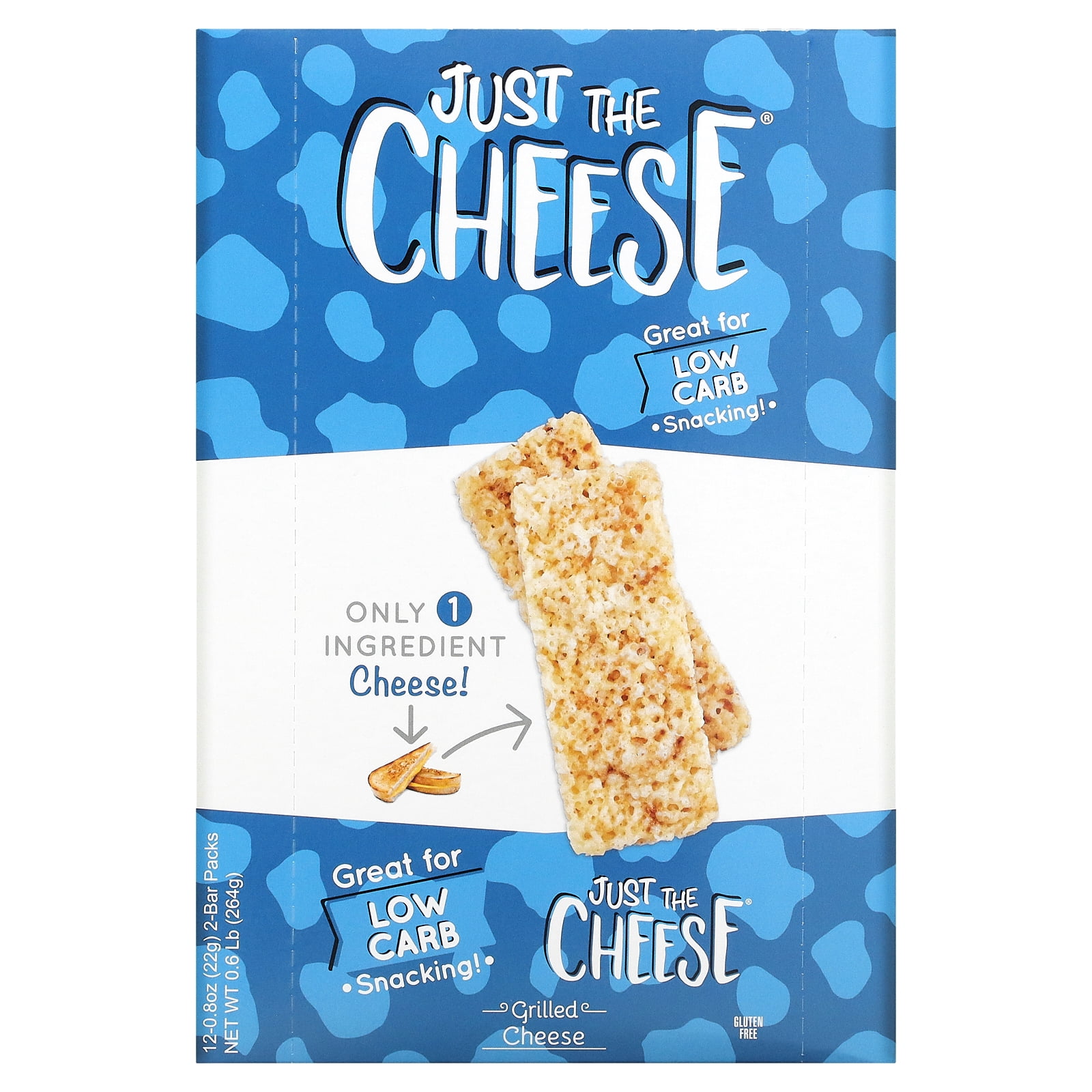 Grilled Cheese Bars, 12 Bars, 0.8 oz (22 g), Just The Cheese