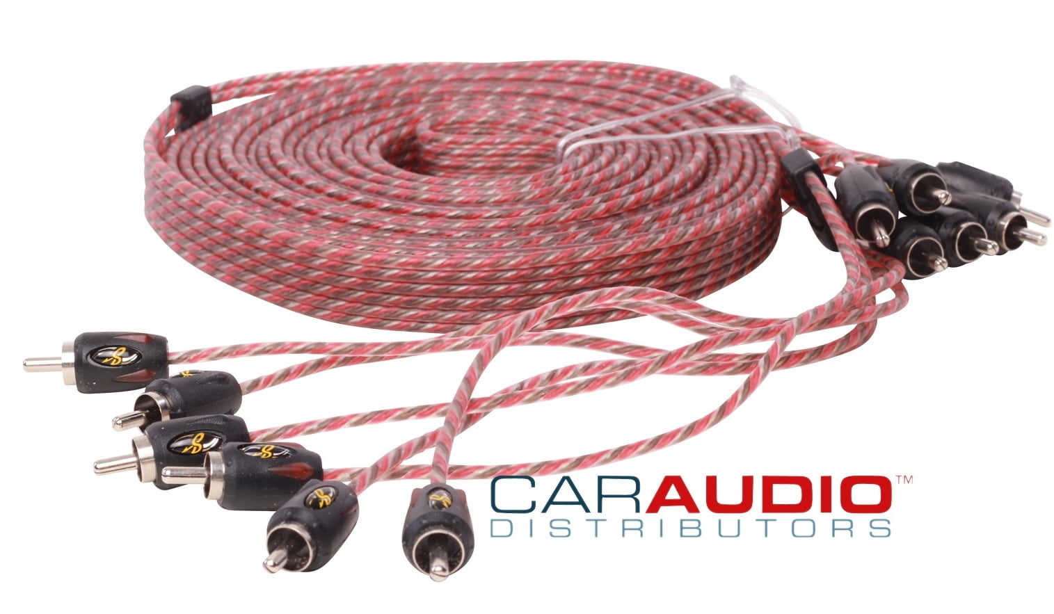 Stinger SI4620 20 Foot 6 Channel 4000 Series RCA Interconnect Cables