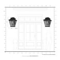 thumbnail image 6 of Livex Lighting Hathaway Outdoor Wall Lantern in Bronze, 6 of 11