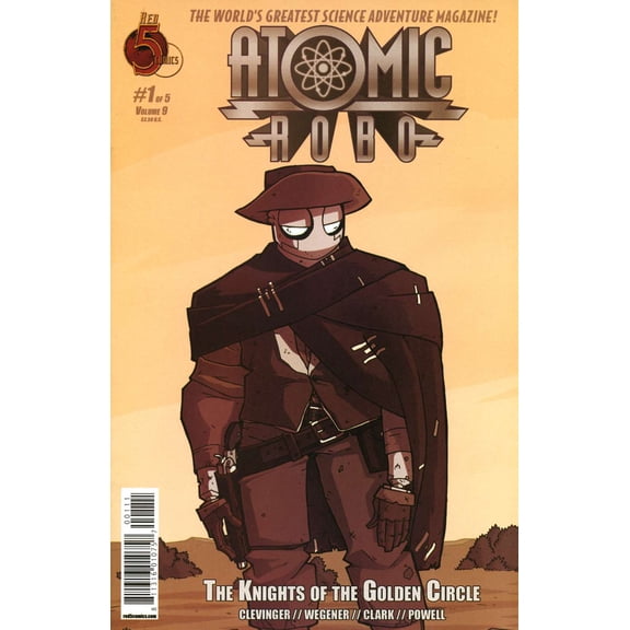 Atomic Robo and the Knights of the Golden Circle #1 VF ; Red 5 Comic Book