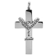 thumbnail image 3 of Colgante de Cremación Del de Cruz Doble para Del Funeral de Ceniza Del Animal Doméstico Sunnimix  Colgante conmemorativo para mascotas, 3 of 8