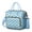 Sky-blue-52, variant on Coastal Boat and Compass Pattern Insulated Lunch Tote, Large Waterproof Lunch Box Cooler with Sea and Beach Design, Ideal for Office or Picnic