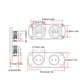 thumbnail image 5 of Sidaley Medidor de voltaje Universal para coche y camión, voltímetro con pantalla Digital de 6-30V CC, dispositivo de medición de voltios, Paneles de instrumentos para automóviles, 5 of 6