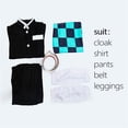 thumbnail image 2 of Anime Demon Slayer Kimetsu No Yaiba Kamado Tanjirou Kimono Cosplay disfraces traje peluca uniforme adulto Niño, 2 of 3