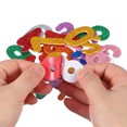 thumbnail image 3 of Number Foam Stickers, 72Pcs Numbers 0-9 EVA Self Adhesive Glitters Foam Shape Sticker Craft Supplies for Scrapbook Card DIY Making Home Decor, Red, 3 of 6