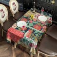 thumbnail image 2 of Pioneer Flower Floral Print Pattern Rectangle Tablecloth 60"x102",Waterproof Polyester Rectangle Table Cloth, Wipeable Spillproof Polyester Tablecloth for Dining, Camping, Indoor and Outdoor, 2 of 6