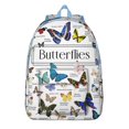 thumbnail image 1 of Floral Butterfly Pattern Canvas Bookbag – Large Capacity Travel Backpack with Durable Oxford Material and Anti-theft Features for Female Professionals, Students, and Outdoor Enthusiasts, 1 of 5