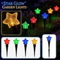 thumbnail image 2 of Solar Stake Lights String Pathway Lights with Star Bubble Ball Covers for Garden Lawn Walkway Patio Yard Festival Decor, 2 of 7