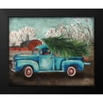 thumbnail image 2 of Medley, Elizabeth 14x12 Black Modern Framed Museum Art Print Titled - Blue Truck and Tree I, 2 of 5