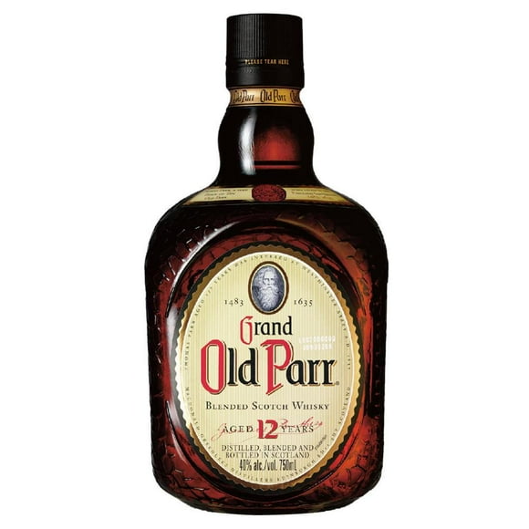 Paquete de 3 Whisky Grand Old Parr 12 años Blend 750 ml Grand Old Parr Paquete de 3