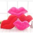 thumbnail image 4 of Red Lip Shape Throw Pillows Girls Toy Valentine's Day Gifts Soft Velvet Decorative Reversible Pillow Cushion for Bed Couch Office, 4 of 7