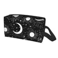 thumbnail image 2 of Goofa Crescent and Stars Printed Toiletry Bag with Handle,Large Capacity Travel Makeup Cosmetic Bag for Women, Carry on Airport Airline Compliant Bag, 2 of 9