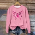thumbnail image 2 of Enjoytime Chandail en Molleton Surdimensionné pour Femmes Imprimé Col Rond Manches Longues Chandail Mode Automne, 2 of 4