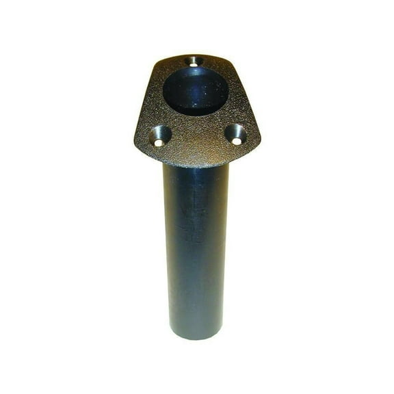 T. H. Marine Angled Rod Holder - Black RH-1-DP