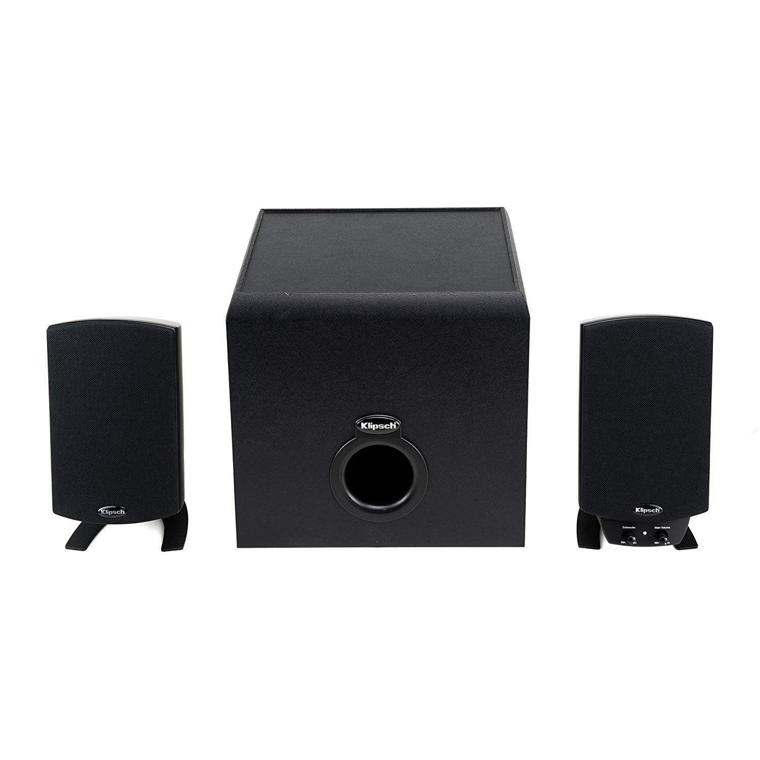 3 piece speaker system with subwoofer