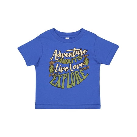 

Inktastic Camping Hiking Trekking Adventure Gift Toddler Boy or Toddler Girl T-Shirt