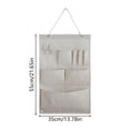 thumbnail image 3 of PoyoKee Over The Door Organizer, Multi Pocket Hanging Storage Bags for Bathroom Bedroom, Foldable Wall Decor Closet Organizer with Rope Mount, 22x14, 3 of 7