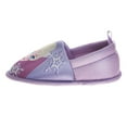 thumbnail image 2 of Disney Frozen Slippers for Kids Anna And Elsa Plush House Shoes (5, 10 Toddler   11-12 Little Kid), Purple, Size: 11-12, 2 of 7