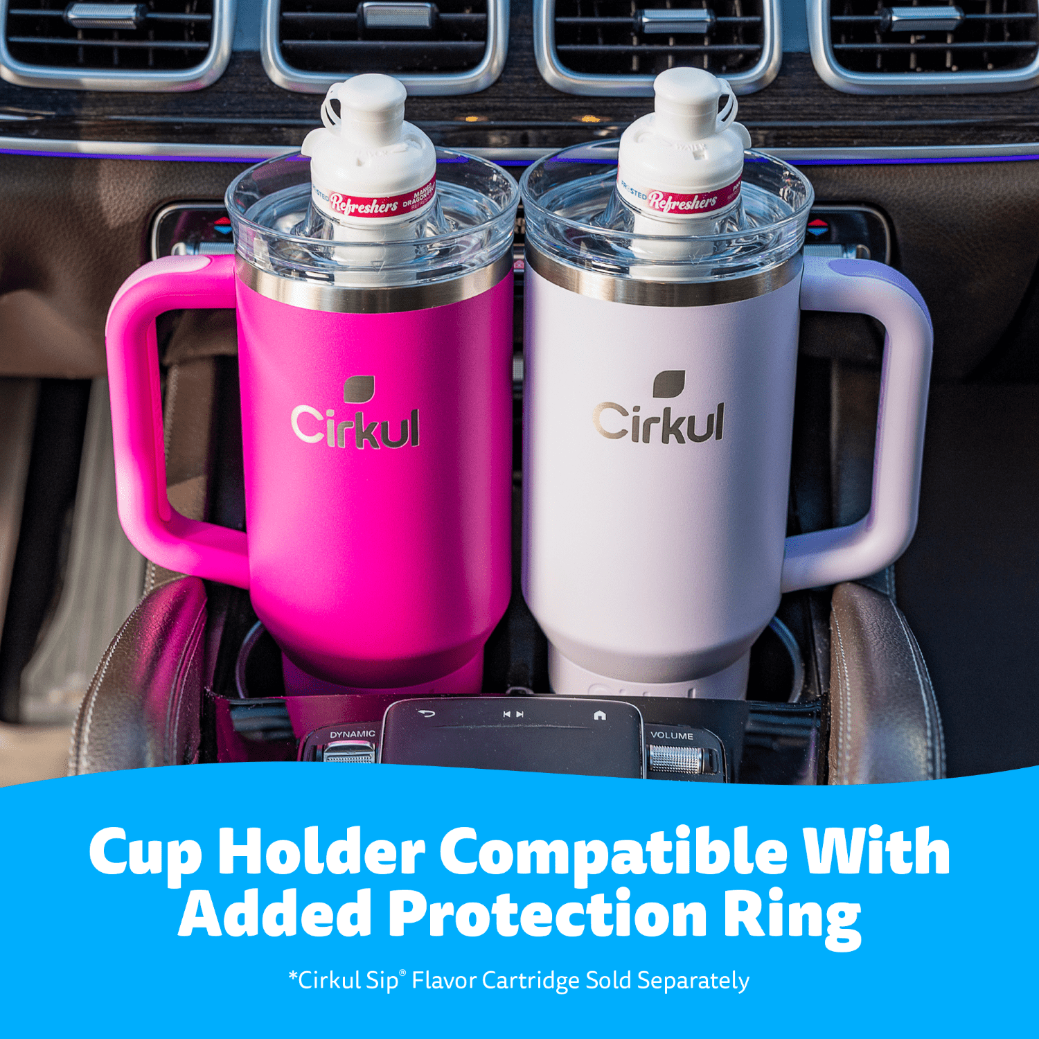 Gobelet All-Day StrawSipMC de Cirkul, 40 oz, fleur de cerisier (rose clair) Gobelet All-Day StrawSip™ 40 oz fleur de cerisier