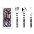 thumbnail image 4 of Juego de cuchillo tenedor y cuchara para niños Ravens Team Adecuado para diversas ocasiones, como Navidad, Halloween, reuniones familiares, comidas de jardín de infantes, picnics al aire libre o, 4 of 6