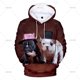thumbnail image 4 of Sudadera con capucha de bulldog francés para hombre, sudadera con estampado 3D de perro, sudadera informal holgada de gran tamaño, chaqueta, ropa de calle para hombre, 4 of 4