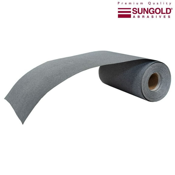 4-1/2-in H X 360-in L Roll 80 Grit PSA Silicon Carbide Sandpaper