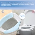 thumbnail image 4 of Advancent Winter Reusable Toilet Seat Cover Removable Apartment Washroom Lid Sticky Household Bathroom Pad Decor Skin-friendly Supplies Type2 Advancent HA003839-00, 4 of 6