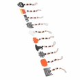thumbnail image 4 of 10 cuentas de madera para Halloween, resistentes, duraderas, sin olor, sin rebabas, guirnalda de cuentas de madera segura para salón de belleza en casa., 4 of 14