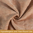 thumbnail image 3 of Ntbay 2 Pack 100% French Natural Linen Pillowcases, Yarn Dyed Washed Pillow Cases with Envelope Closure, Queen, 20 x 30 Inches, Orange, 3 of 5