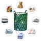 thumbnail image 4 of Balery Green Disco Lights Cesta de ropa redonda con asas, impermeable, independiente, para ropa, juguetes, dormitorio y familia-Medium, 4 of 6