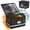 Black, variant on Fireproof File Box with Lock, Document Box Storage Organizer, Suitable for Hanging File Folders in Letter Size, Collapsible File Box, Reflective Strip for Fast Find (12.2"*6"*10.2, Black)