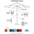 thumbnail image 2 of Tropishade  9 ft. Aluminum Bronze Patio Umbrella with Navy Cover, 2 of 5