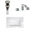 thumbnail image 1 of American Imaginations 24-in. W 3H8-in. Ceramic Top Set In White Color - Overflow Drain Incl. AI-33277, 1 of 9
