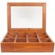 thumbnail image 2 of Organizador de joyas, collares, bandeja de madera para exhibición de joyas, tocador, caja para collares, estuche de almacenamiento de madera para exhibición, 2 of 4