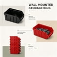 30pcs Color-Coded Wall Mounted Storage Bins Multi-Color Combo, Parts ...