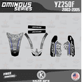 thumbnail image 4 of Kalair GFX Graphics Kit for Yamaha YZ250F (2003-2005) Ominous Series, 4 of 5