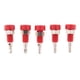thumbnail image 2 of Adaptador de conector banana de 2 mm para montaje en panel, 5 unidades, 10 A rojo, 2 of 7