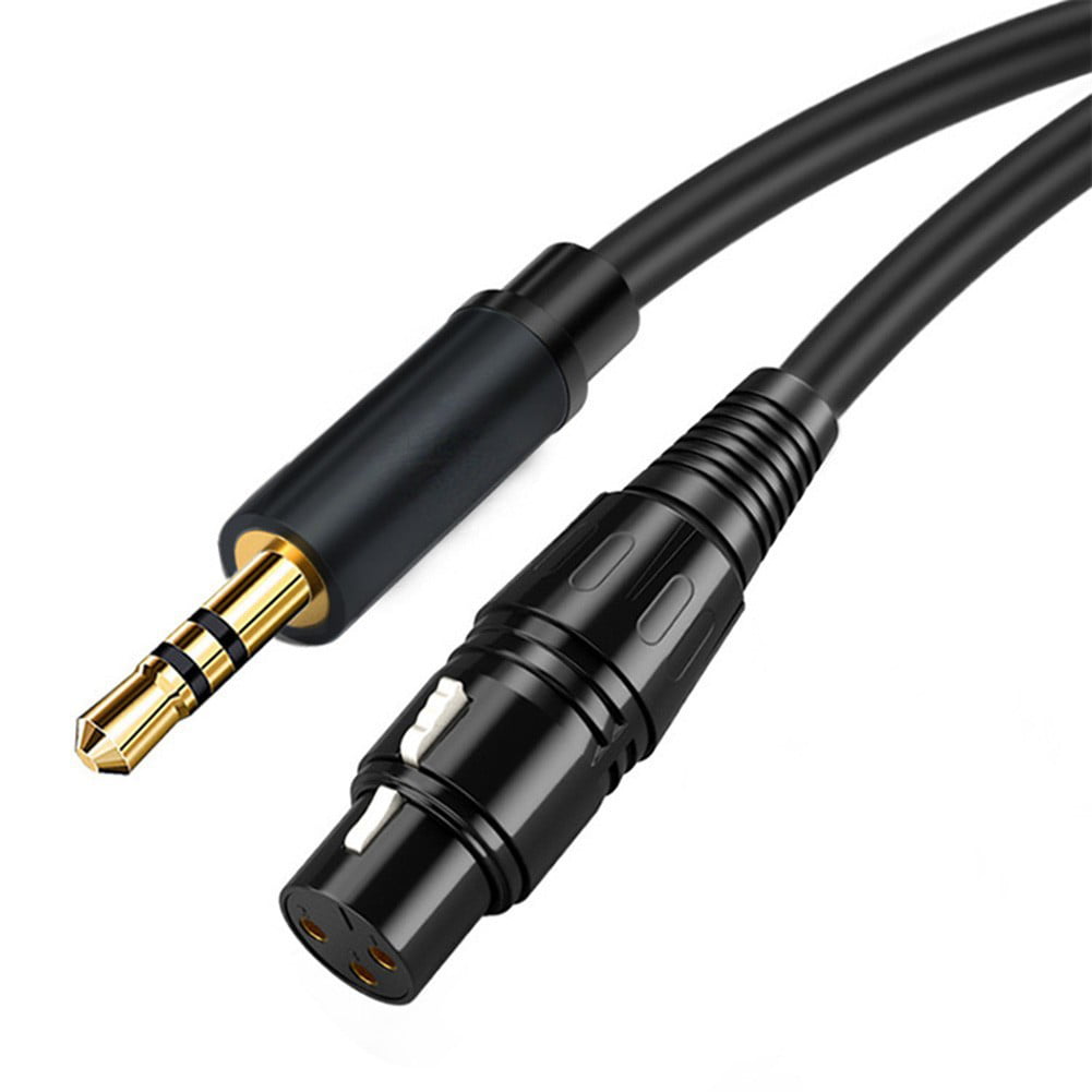 10 Feet Cable Matters 3.5mm 1/8 Inch TRS to 2 XLR Cable Male to Male Aux to Dual XLR Breakout Cable 